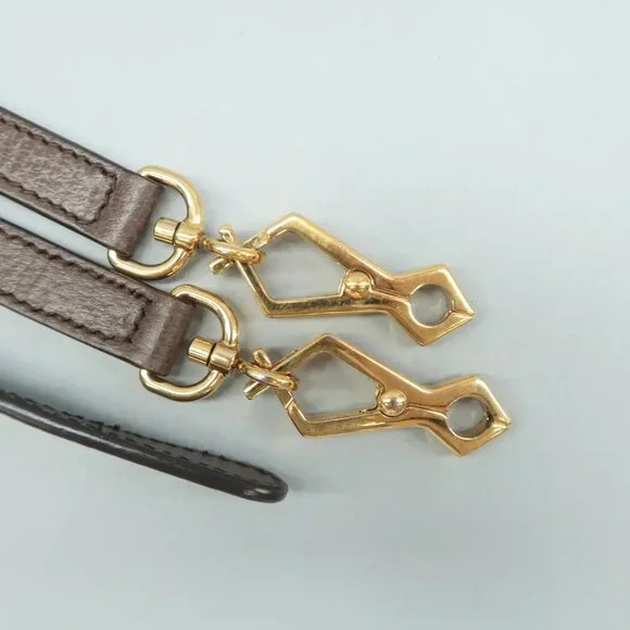 100% Authentic GUCCI Ophidia Top Handle Brown GG Canvas Satchel - Picture 9 of 12